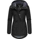 Winterjacke von Ragwear, in der Farbe Schwarz, aus Fleece, andere Perspektive, Vorschaubild