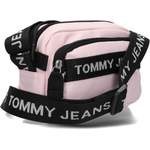 Sonstige Handtasche von Tommy Hilfiger, in der Farbe Rosa, aus Jeans, andere Perspektive, Vorschaubild