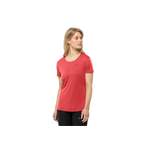 T-Shirt von Jack Wolfskin, in der Farbe Rot, aus Polyester, andere Perspektive, Vorschaubild
