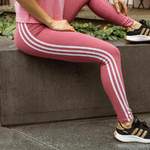 Sportleggings von Adidas, in der Farbe Rosa, aus Baumwolle, andere Perspektive, Vorschaubild