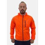 Fahrradjacke von ProViz, in der Farbe Orange, andere Perspektive, Vorschaubild