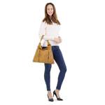 Shopper von Samantha Look, in der Farbe Gelb, aus Leder, andere Perspektive, Vorschaubild