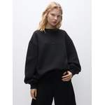 Rundhalspullover von Pull&Bear, in der Farbe Schwarz, andere Perspektive, Vorschaubild