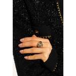 Ring von Versace, in der Farbe Gelb, aus Metall, andere Perspektive, Vorschaubild