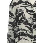 Klassische Bluse von Lala Berlin, in der Farbe Schwarz, aus Seide, andere Perspektive, Vorschaubild