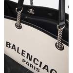 Shopper von Balenciaga, in der Farbe Beige, andere Perspektive, Vorschaubild