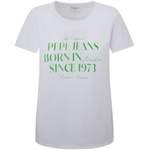 T-Shirt von Pepe Jeans, in der Farbe Weiss, aus Jersey, andere Perspektive, Vorschaubild