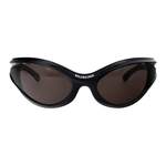Sonstige Sonnenbrille von Balenciaga, in der Farbe Schwarz, aus Acetat, andere Perspektive, Vorschaubild