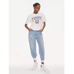 T-Shirt von Tommy Jeans, in der Farbe Weiss, andere Perspektive, Vorschaubild
