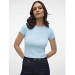 T-Shirt von Vero Moda, in der Farbe Blau, aus Jersey, andere Perspektive, Vorschaubild