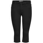 Caprihose von Only, in der Farbe Schwarz, aus Polyester, Vorschaubild