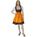 Dirndl von German Wear, in der Farbe Orange, andere Perspektive, Vorschaubild