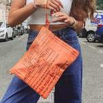 Sonstige Handtasche von REFISHED fair fashion, in der Farbe Orange, andere Perspektive, Vorschaubild