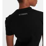 T-Shirt von Vetements, in der Farbe Schwarz, andere Perspektive, Vorschaubild