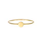 Fingerring von Elli Premium, in der Farbe Gold, andere Perspektive, Vorschaubild