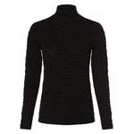 Langarmshirt von Selected Femme, in der Farbe Schwarz, aus Polyester, andere Perspektive, Vorschaubild