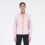 Sonstige Sportjacke von New Balance, in der Farbe Rosa, aus Polyester, andere Perspektive, Vorschaubild