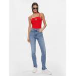 Shirtbody von Calvin Klein Jeans, in der Farbe Rot, andere Perspektive, Vorschaubild