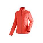 Softshelljacke von maier sports, in der Farbe Rot, aus Polyester, andere Perspektive, Vorschaubild