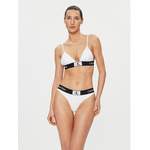 Bikini von Calvin Klein Swimwear, in der Farbe Weiss, aus Polyester, andere Perspektive, Vorschaubild