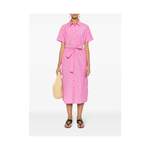 Blusenkleid von PESERICO, in der Farbe Rosa, aus Polyester, andere Perspektive, Vorschaubild