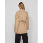 Trenchcoat von Vila, in der Farbe Beige, aus Polyester, andere Perspektive, Vorschaubild