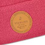 Strickmütze von Starling, in der Farbe Rosa, aus Stoff, andere Perspektive, Vorschaubild