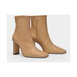 High Heel Stiefelette von Anny Nord, in der Farbe Beige, aus Leder, andere Perspektive, Vorschaubild