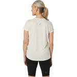 Laufshirt von ASICS, in der Farbe Grau, aus Polyester, andere Perspektive, Vorschaubild