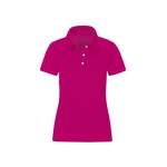 Poloshirt von Trigema, in der Farbe Lila, aus Polyester, andere Perspektive, Vorschaubild