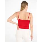 Top von Tommy Jeans, in der Farbe Rot, aus Jersey, andere Perspektive, Vorschaubild