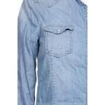 Klassische Bluse von Pepe Jeans, in der Farbe Blau, aus Baumwolle, andere Perspektive, Vorschaubild