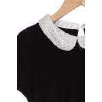 Klassische Bluse von Hallhuber, in der Farbe Schwarz, aus Baumwolle, andere Perspektive, Vorschaubild