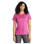 T-Shirt von Under Armour, in der Farbe Rosa, aus Polyester, andere Perspektive, Vorschaubild