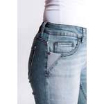 5-Pocket-Hose von Zhrill, in der Farbe Blau, aus Jeans, andere Perspektive, Vorschaubild