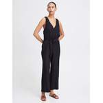 Jumpsuit von Ichi, in der Farbe Schwarz, aus Polyester, andere Perspektive, Vorschaubild