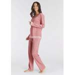 Pyjama von VIVANCE DREAMS, in der Farbe Rosa, aus Polyester, andere Perspektive, Vorschaubild