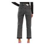 Gerade Jeans von Moschino, in der Farbe Grau, aus Polyester, andere Perspektive, Vorschaubild