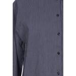 Klassische Bluse von hessnatur, in der Farbe Blau, aus Baumwolle, andere Perspektive, Vorschaubild