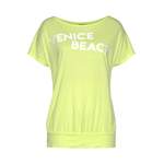 T-Shirt von VENICE BEACH, in der Farbe Gelb, aus Viskose, andere Perspektive, Vorschaubild