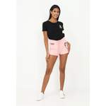 Shorts von Moschino, in der Farbe Rosa, aus Stoff, andere Perspektive, Vorschaubild