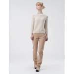 Rundhalspullover von WEEKEND MAX MARA, in der Farbe Beige, aus Baumwolle, andere Perspektive, Vorschaubild