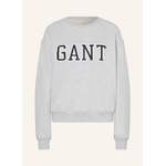 Sweatshirt von Gant, in der Farbe Grau, aus Baumwolle, Vorschaubild