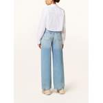 Klassische Bluse von Calvin Klein Jeans, in der Farbe Weiss, aus Baumwolle, andere Perspektive, Vorschaubild