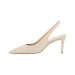 Klassische Pump von Stuart Weitzman, in der Farbe Beige, aus Textil, Vorschaubild