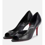 High Heel Pump von Christian Louboutin, in der Farbe Schwarz, aus Leder, andere Perspektive, Vorschaubild