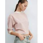 Sweatshirt von Mango, in der Farbe Weiss, aus Polyester, andere Perspektive, Vorschaubild