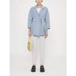 Blazer von Max Mara, in der Farbe Blau, aus Polyester, andere Perspektive, Vorschaubild