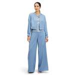 Weite Hose von Vera Mont, in der Farbe Blau, aus Polyester, andere Perspektive, Vorschaubild