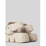 Plateausandale von Steve Madden, in der Farbe Beige, aus Textil, andere Perspektive, Vorschaubild